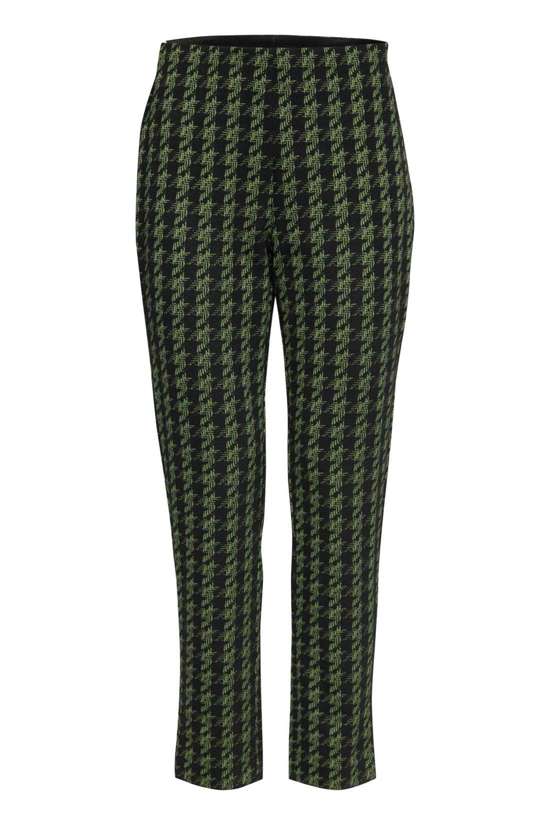 parrot green houndstooth