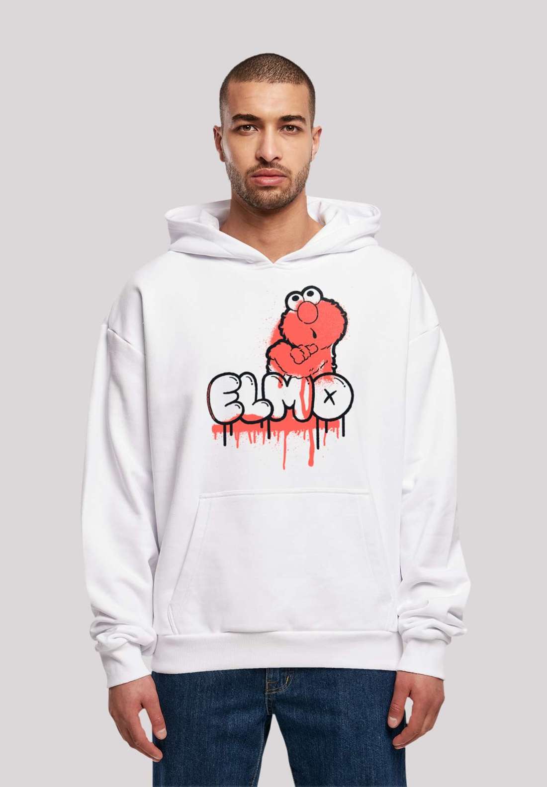 Толстовка с капюшоном Sesamstraße Elmo Graffiti