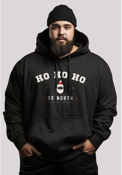 Толстовка с капюшоном»Ho Ho Ho Santa Weihnachten PLUSSIZE«