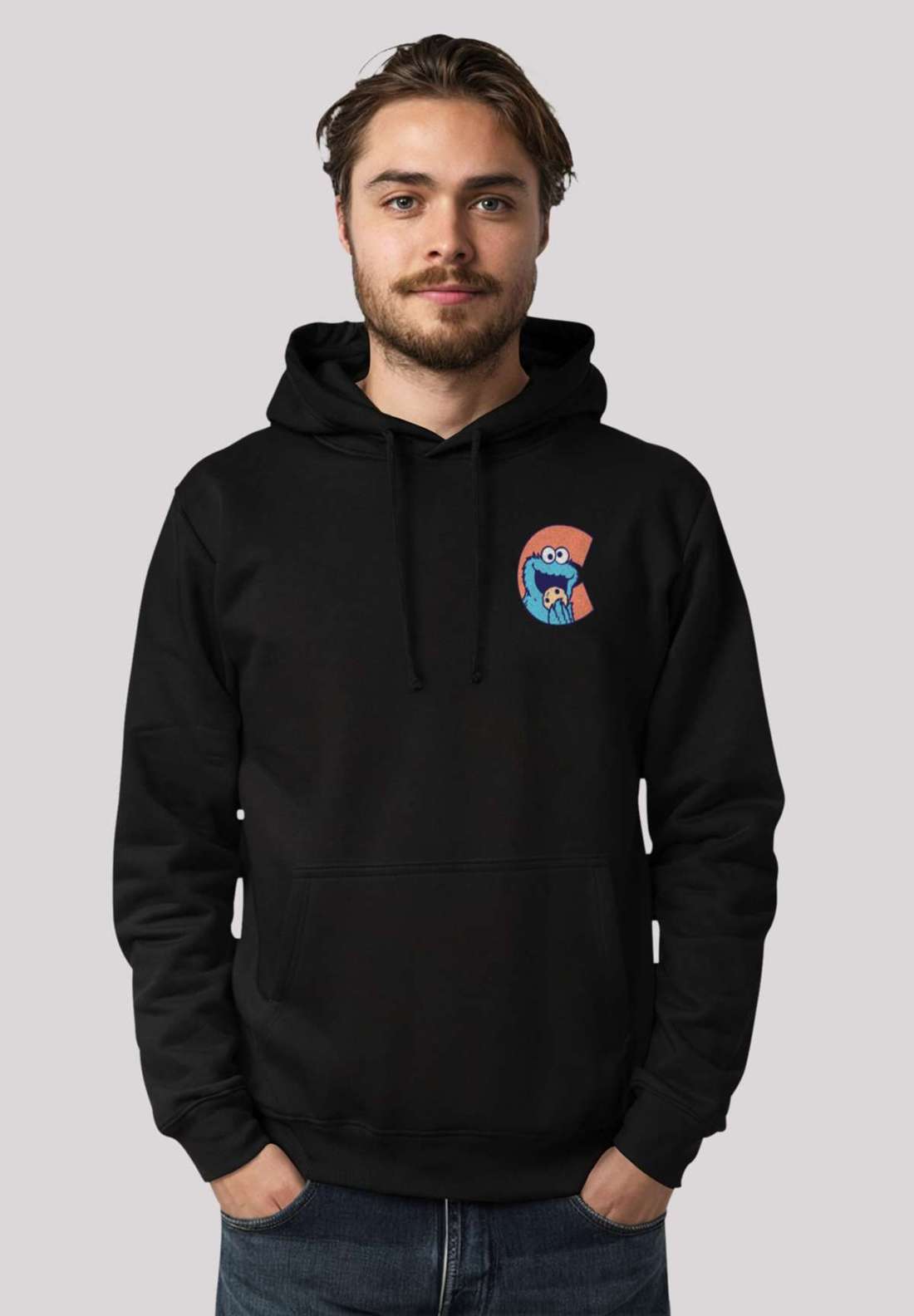 Толстовка с капюшоном Sesamstraße Cookie Monster `C`