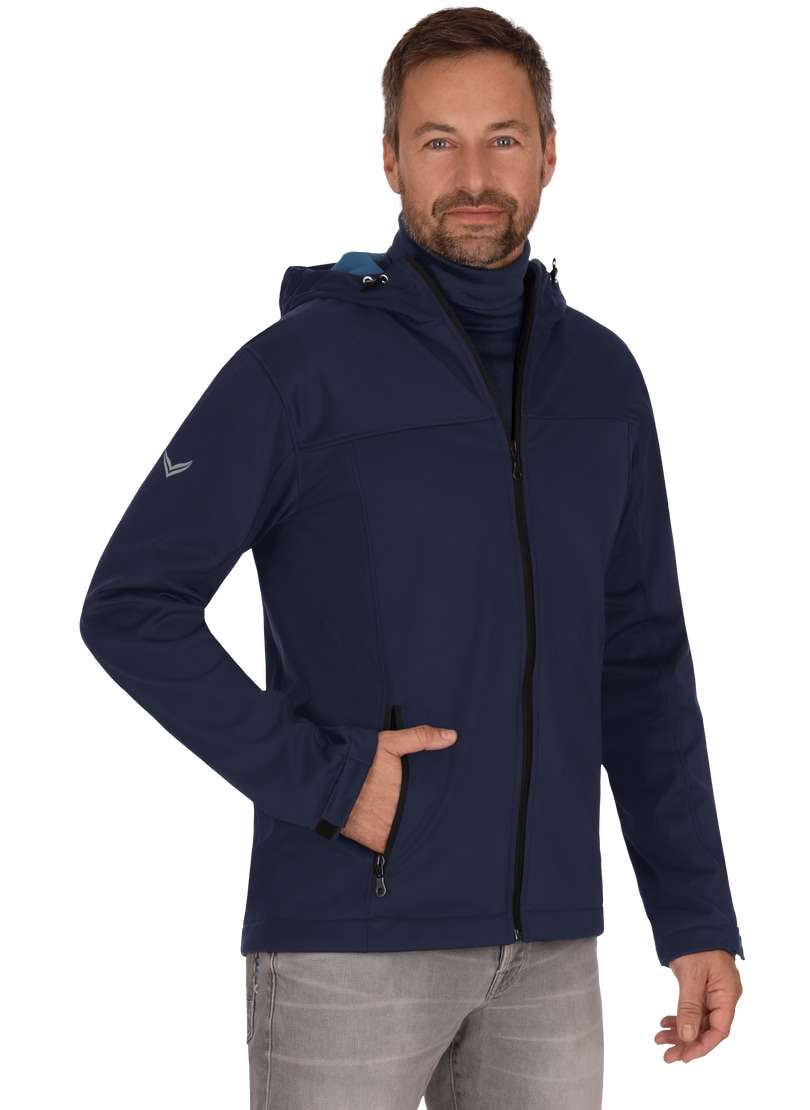 Куртка из софтшелла TRIGEMA Klassische Softshell–Kapuzenjacke