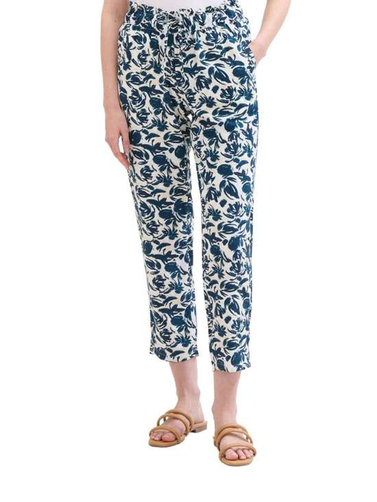 blue abstract floral design