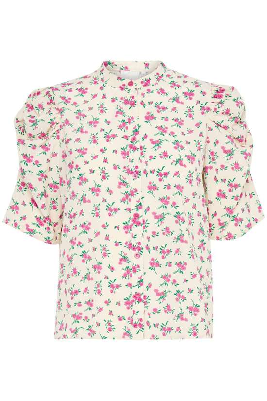 Almond Milk w. Pink Flower