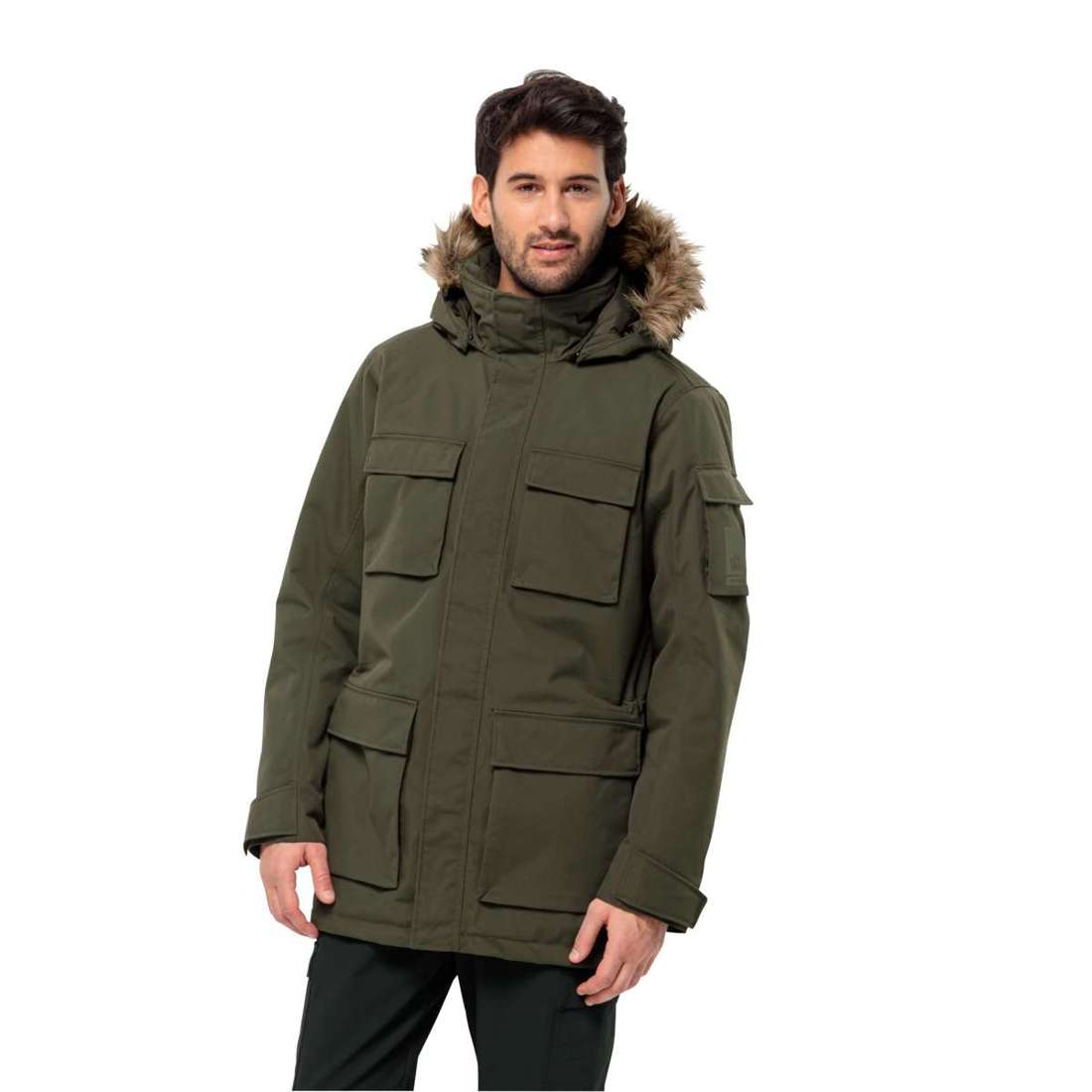 Парка с капюшоном с наполнителем из синтепона GLACIER CANYON PARKA