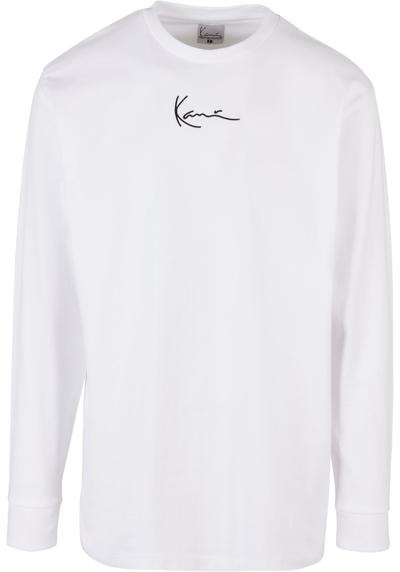 Длинный рукав»Herren KKMQ22002WHT Small Signature L/S white«