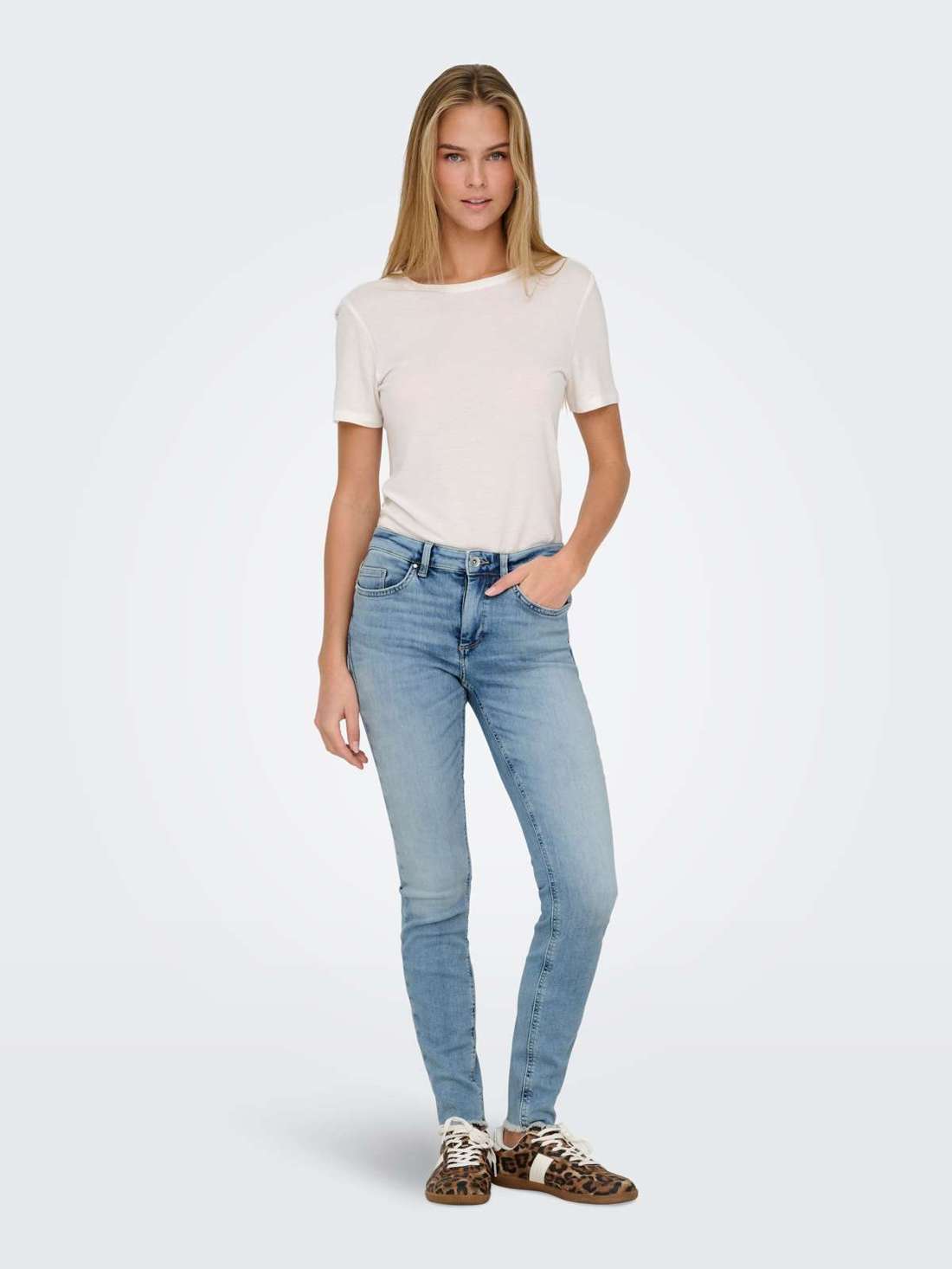 Джинсы скинни ONLBLUSH MID SKIN ANK RW DNM CRO349 NOOS