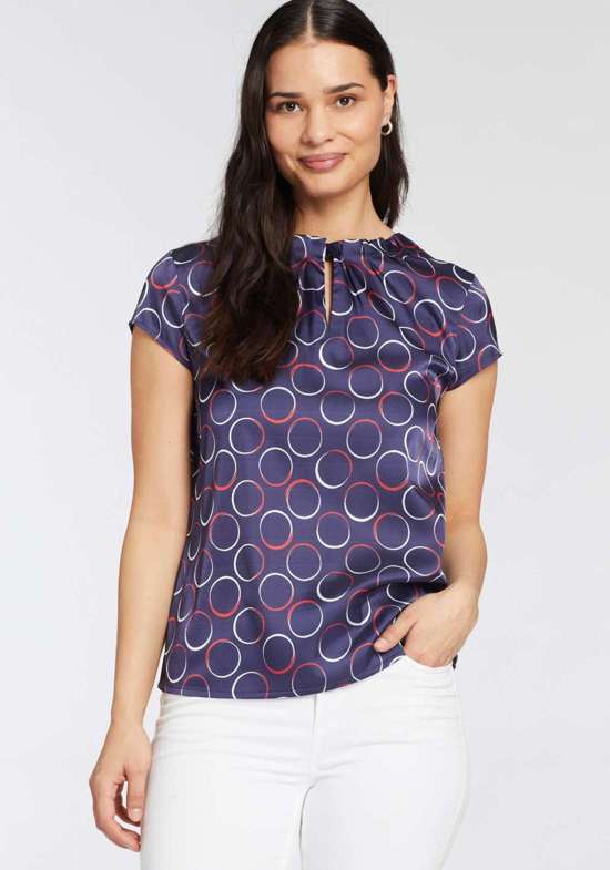 синий-С рисунком