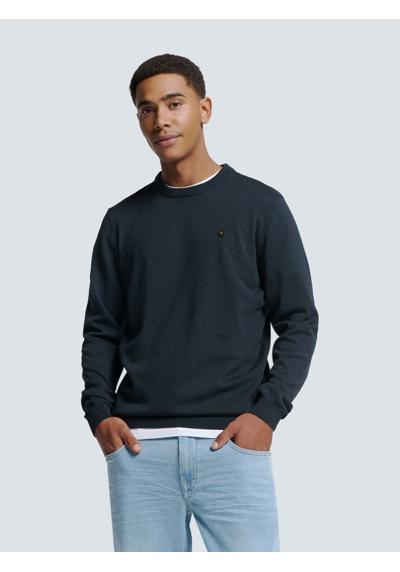 Свитер с круглым вырезом»No Excess Zweifarbiger Pullover von Timeless Basics«