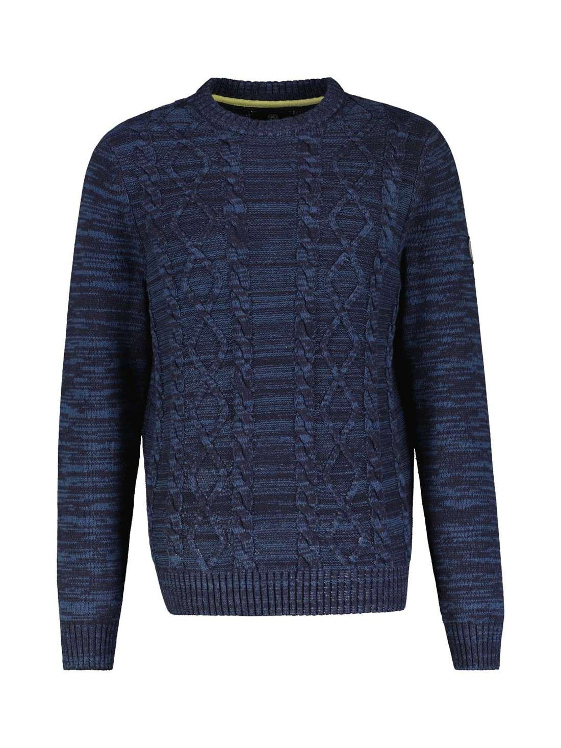 Вязаный свитер LERROS Strickpullover in Kabelstrickoptik