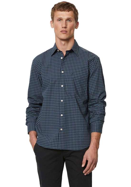 темно-синий в клетку