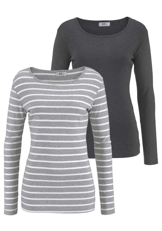 серый-белый-в полоску, антрацит-Меланж