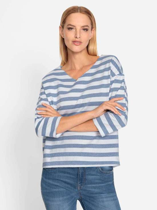 голубой-белый-в полоску