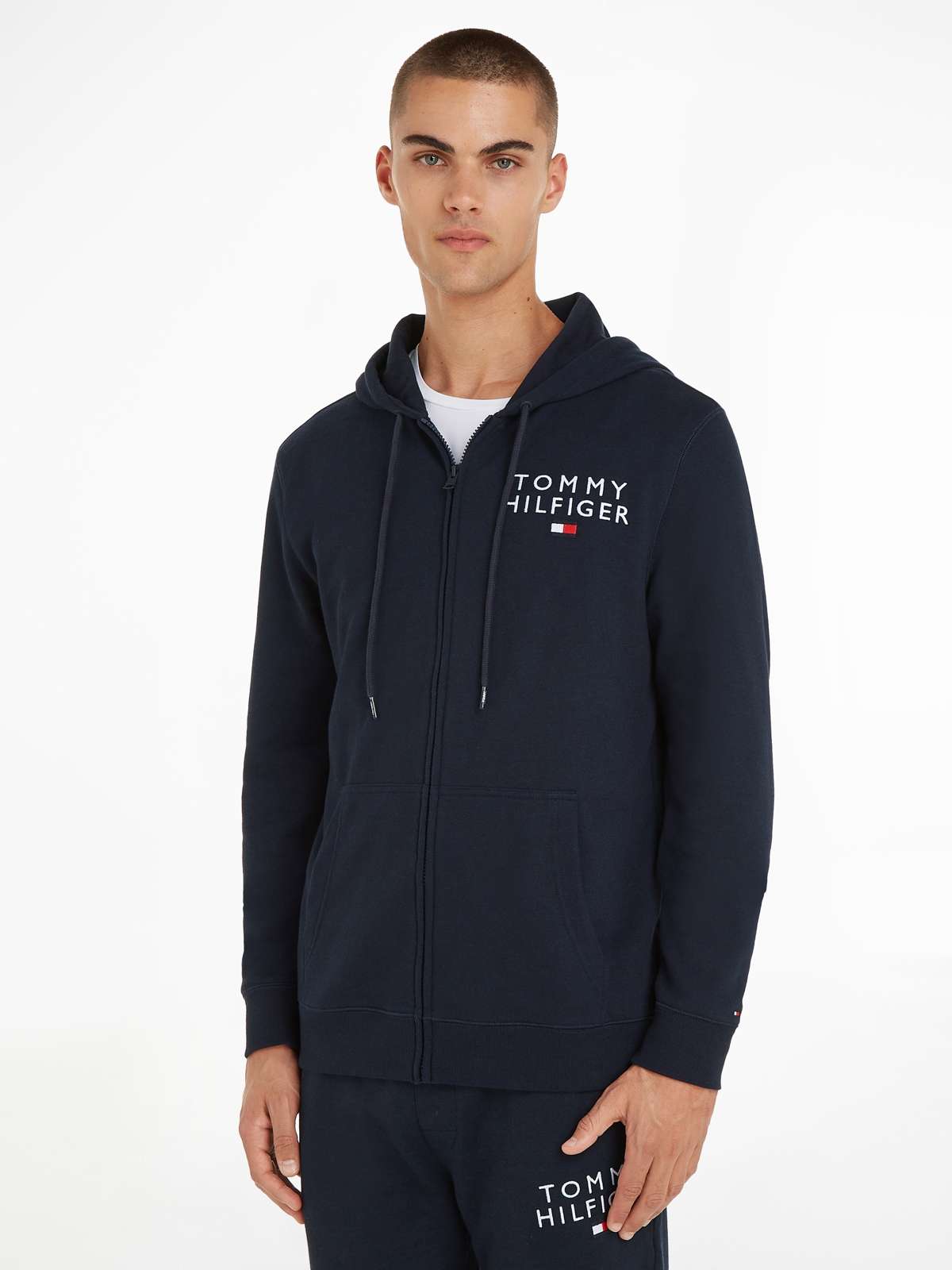 Худи с принтом логотипа Tommy Hilfiger