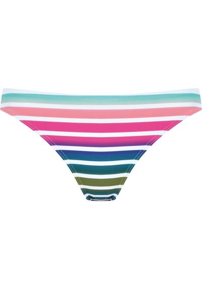 Плавки бикини с разноцветными полосками