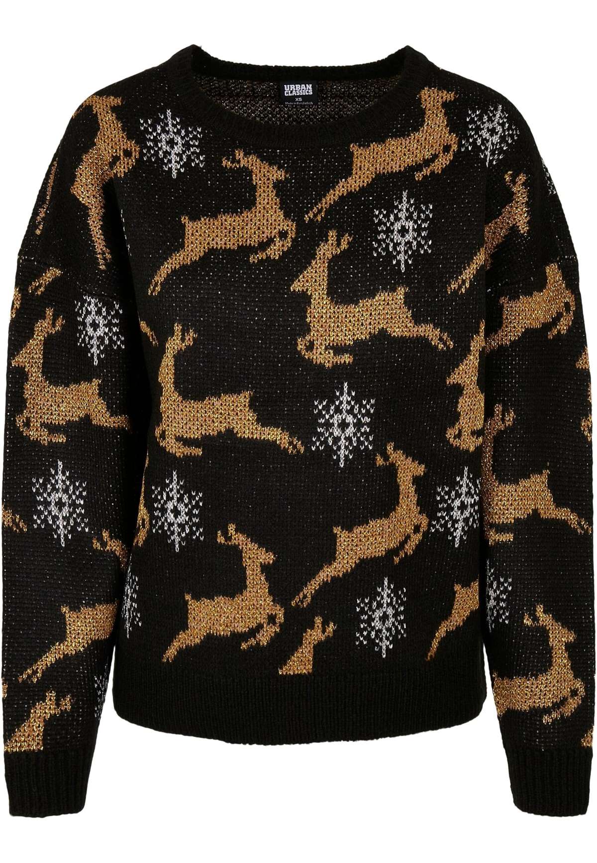 Свитер с круглым вырезом »Urban Classics Damen Ladies Oversized Christmas Sweater«