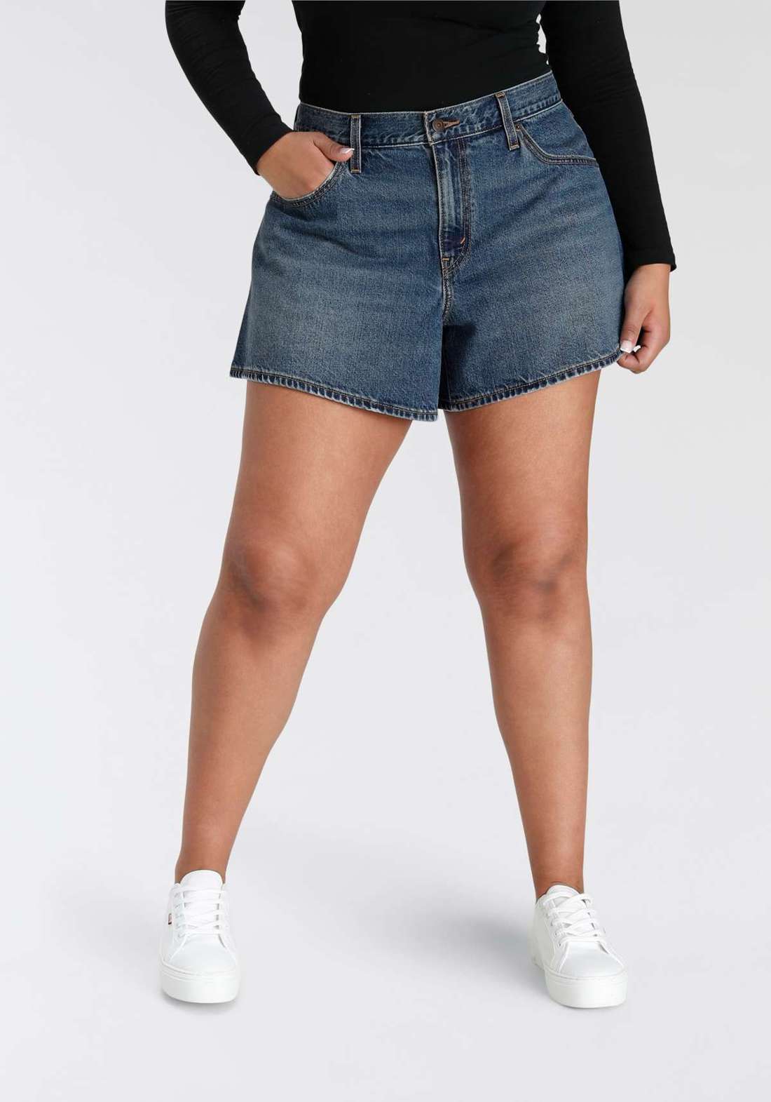 Джинсовые шорты PLUS 80S MOM SHORT