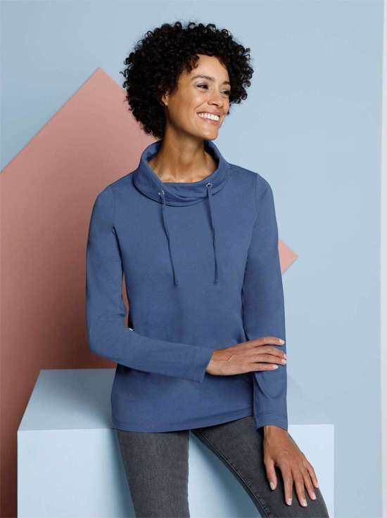 синий джинсовый