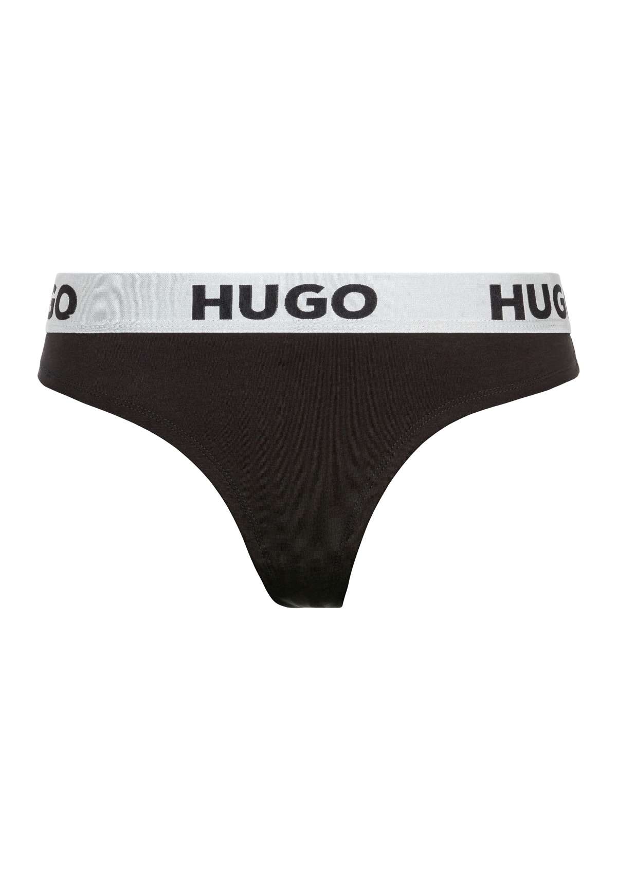 Стринги с логотипом HUGO на эластичном поясе. THONG SPORTY LOGO