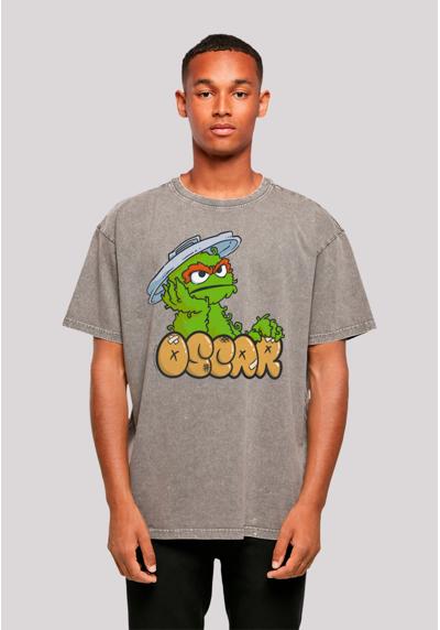 футболка Sesamstraße Oscar Annoyed