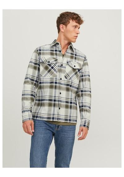 Рубашка в клетку JPRROY CHECK OVERSHIRT L/S SN