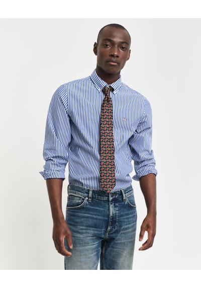 Рубашка с длинным рукавом SLIM POPLIN STRIPE SHIRT