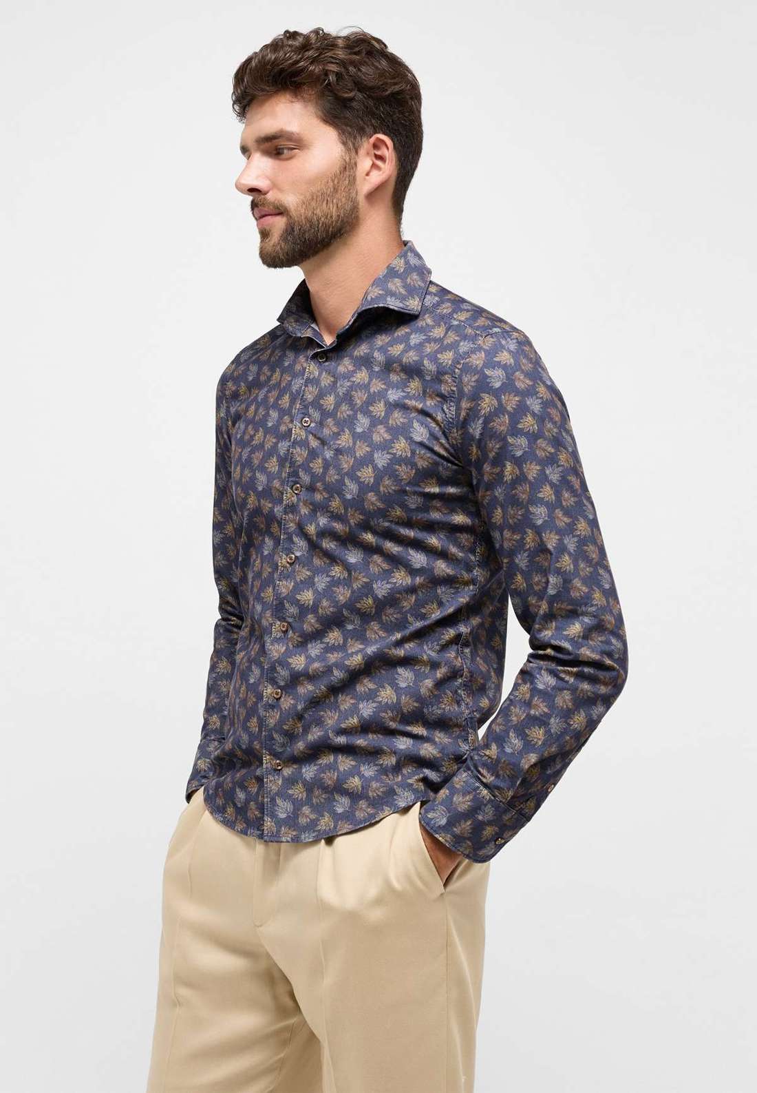 Рубашка с длинным рукавом SLIM FIT