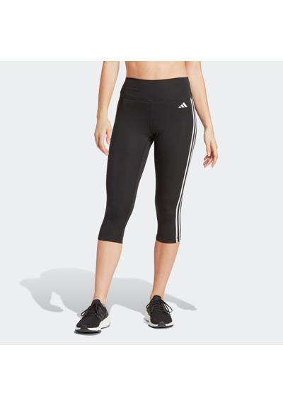Тренировочные колготки TRAIN ESSENTIALS 3STREIFEN HIGHWAISTED 3/4