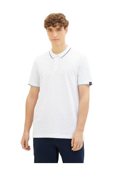 white mini squares print