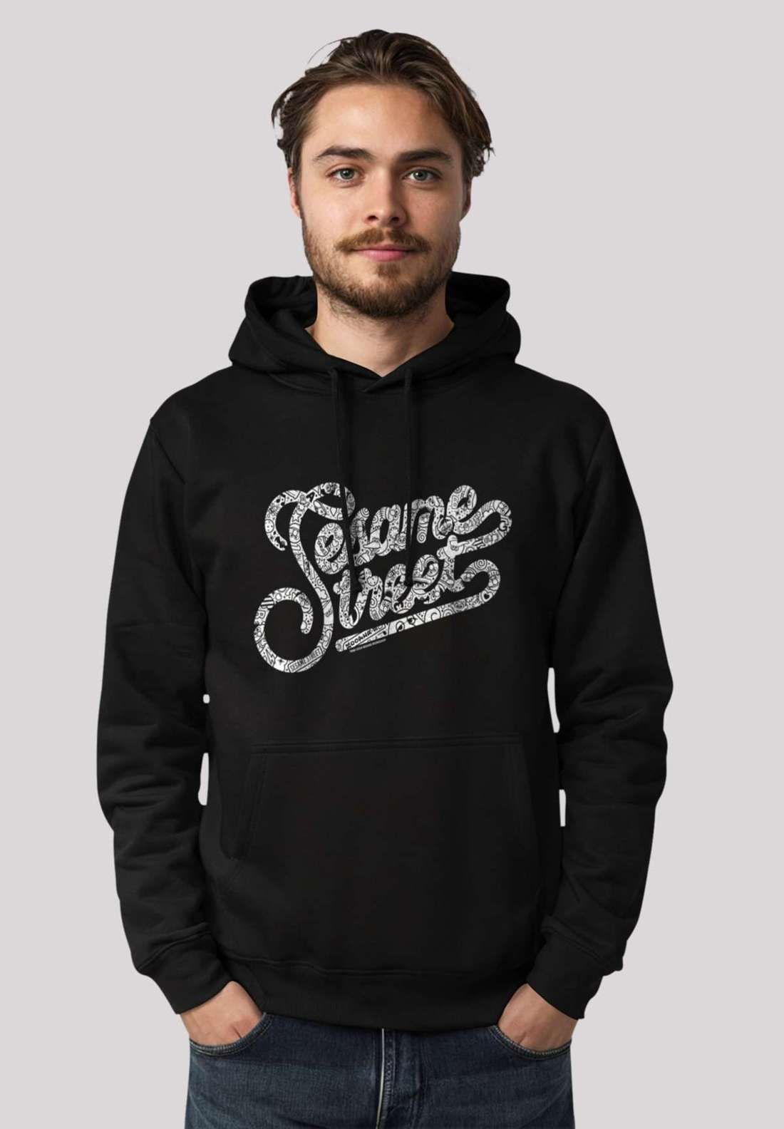 Толстовка с капюшоном Sesamstraße Lettering