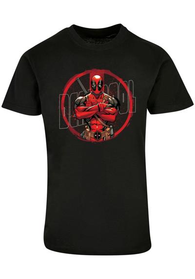 футболка Herren Deadpool - Splatter Posed Logo T-Shirt