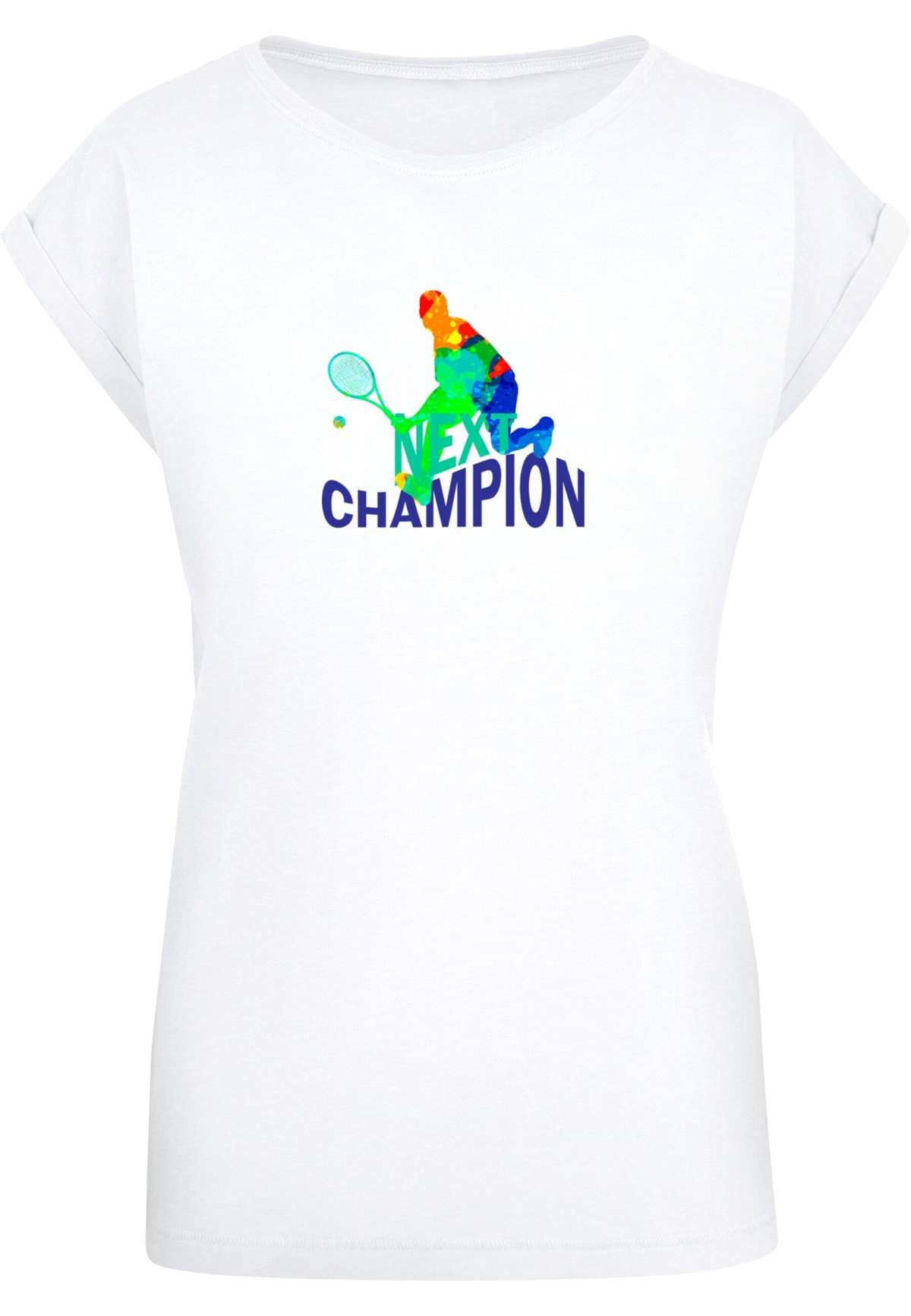 футболка »Damen Ladies Next Champion Extended Shoulder Tee«