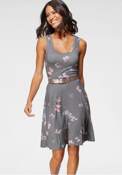 grau-rosa (Jerseykleid aus nachhaltigem Material)
