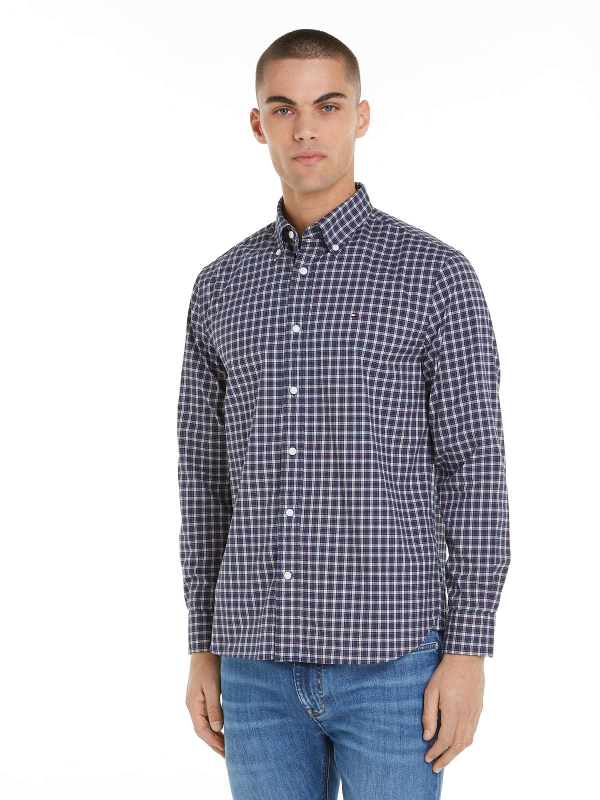 Рубашка с длинным рукавом»FLEX POPLIN MINI TARTAN RF SHIRT«