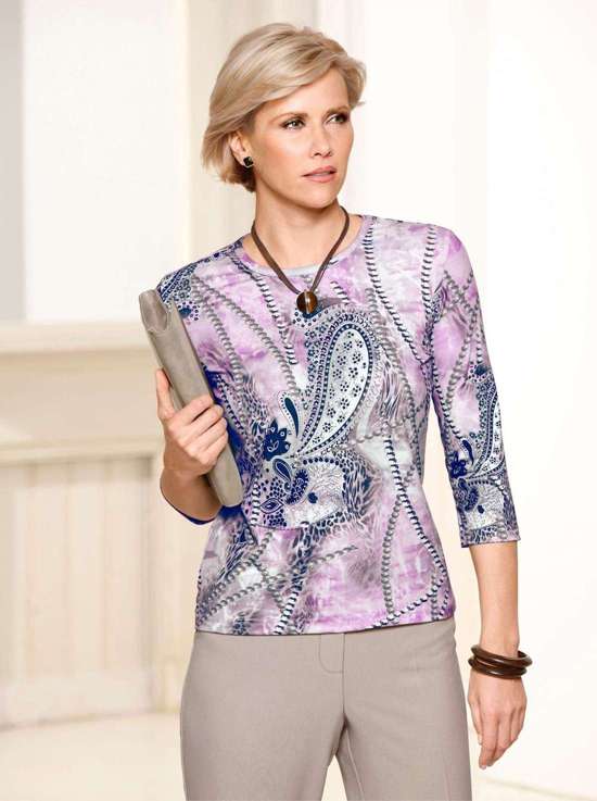 розовый-цв.морской волны-С рисунком