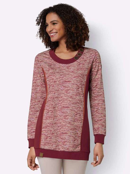 темно-красный-белый-Меланж