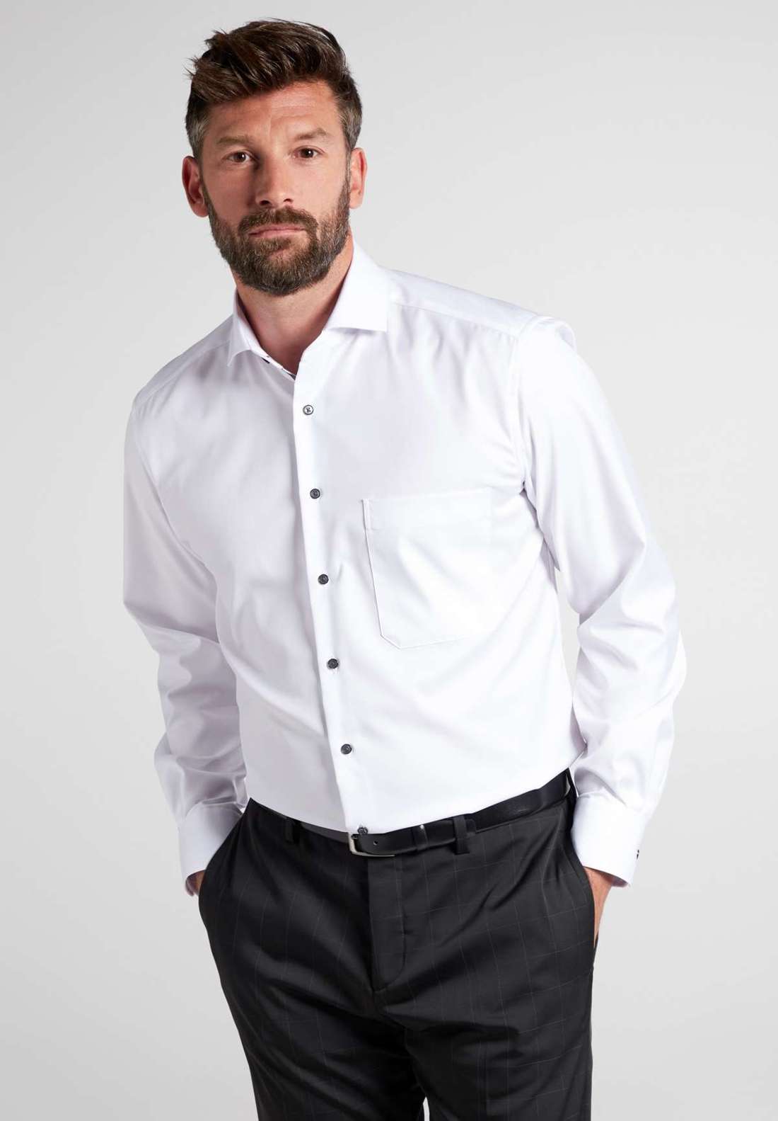 Рубашка с длинным рукавом COMFORT FIT