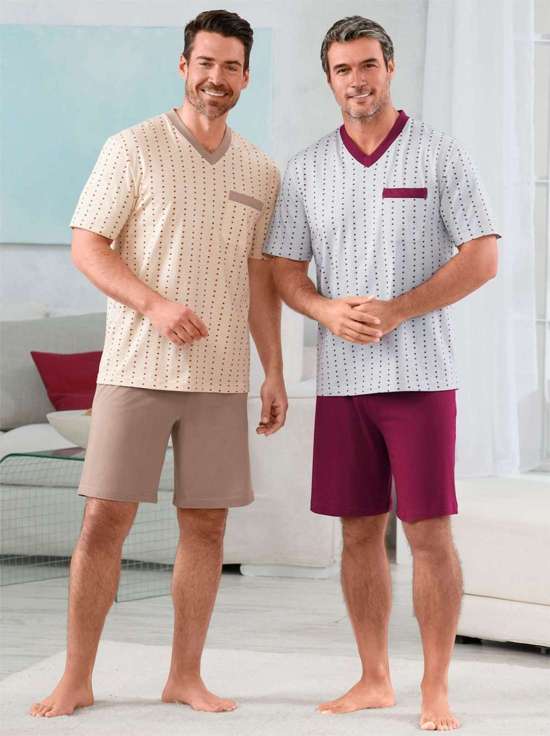 beige + grau-dunkelrot