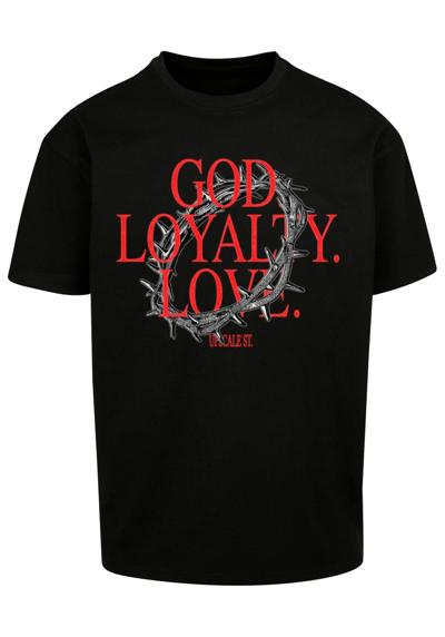 футболка»Unisex God Loyalty Love Oversize Tee«