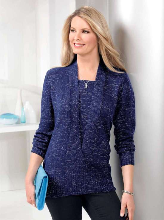 синий-меланж