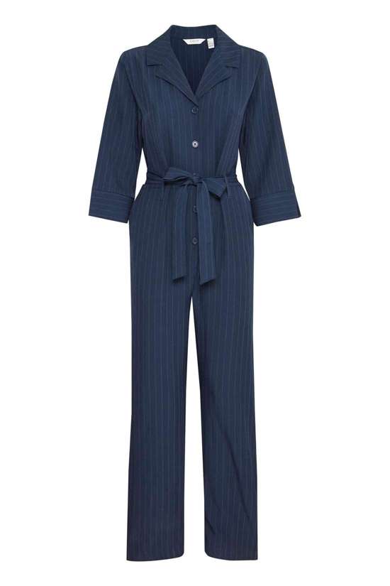 Navy Pinstripe Mix