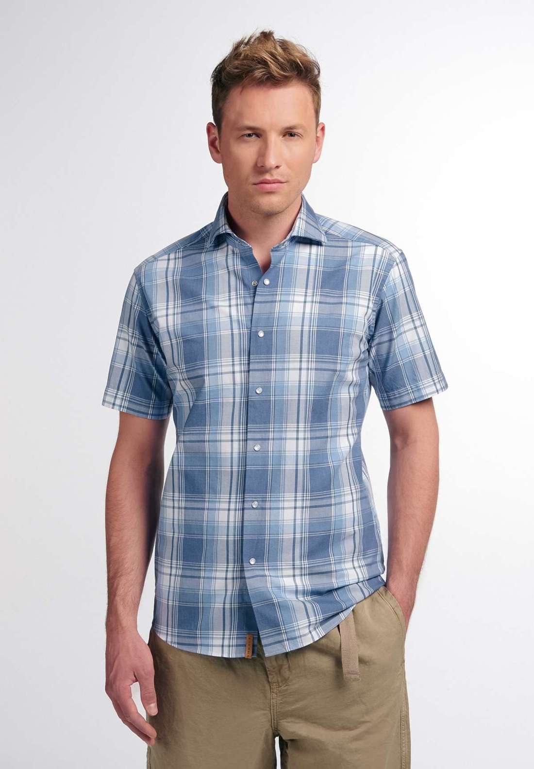 Рубашка с коротким рукавом SLIM FIT