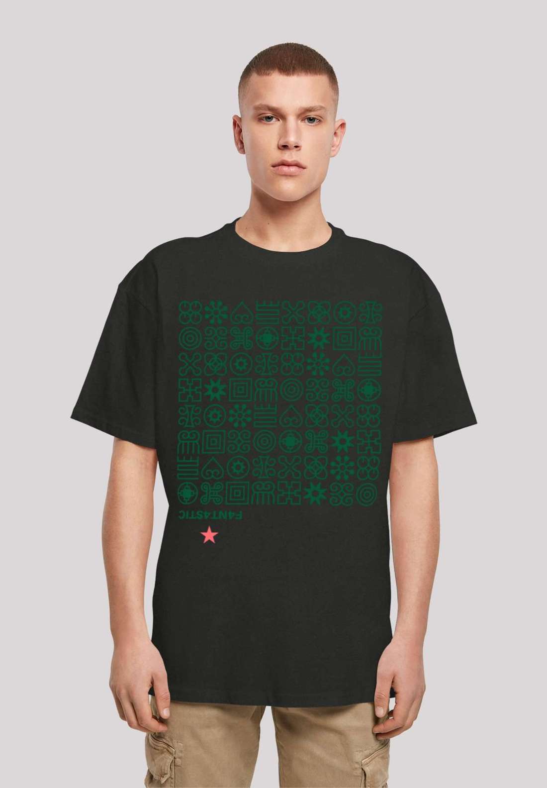 футболка Muster Grün Symbole