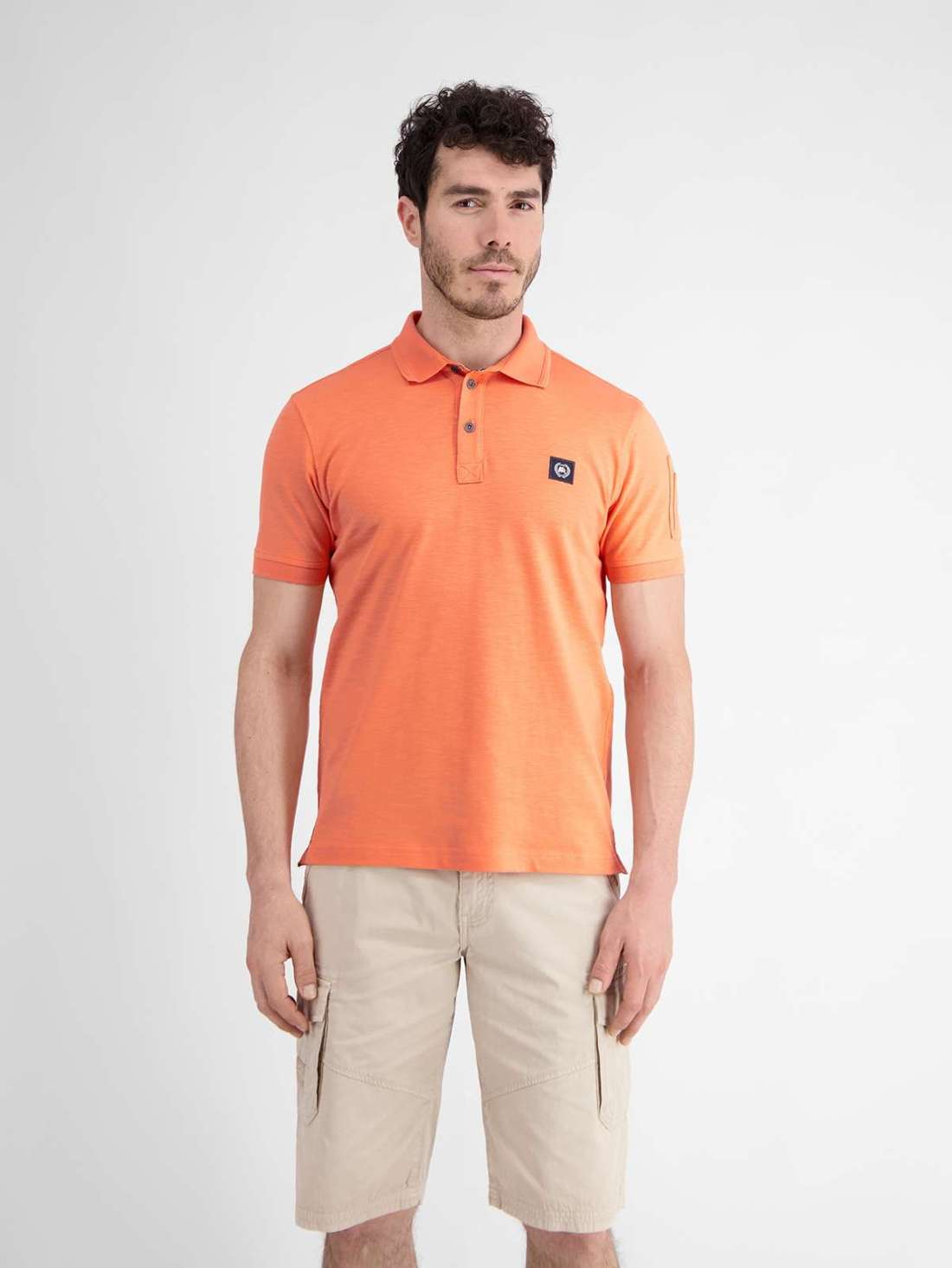 рубашка поло LERROS Unifarbenes Poloshirt