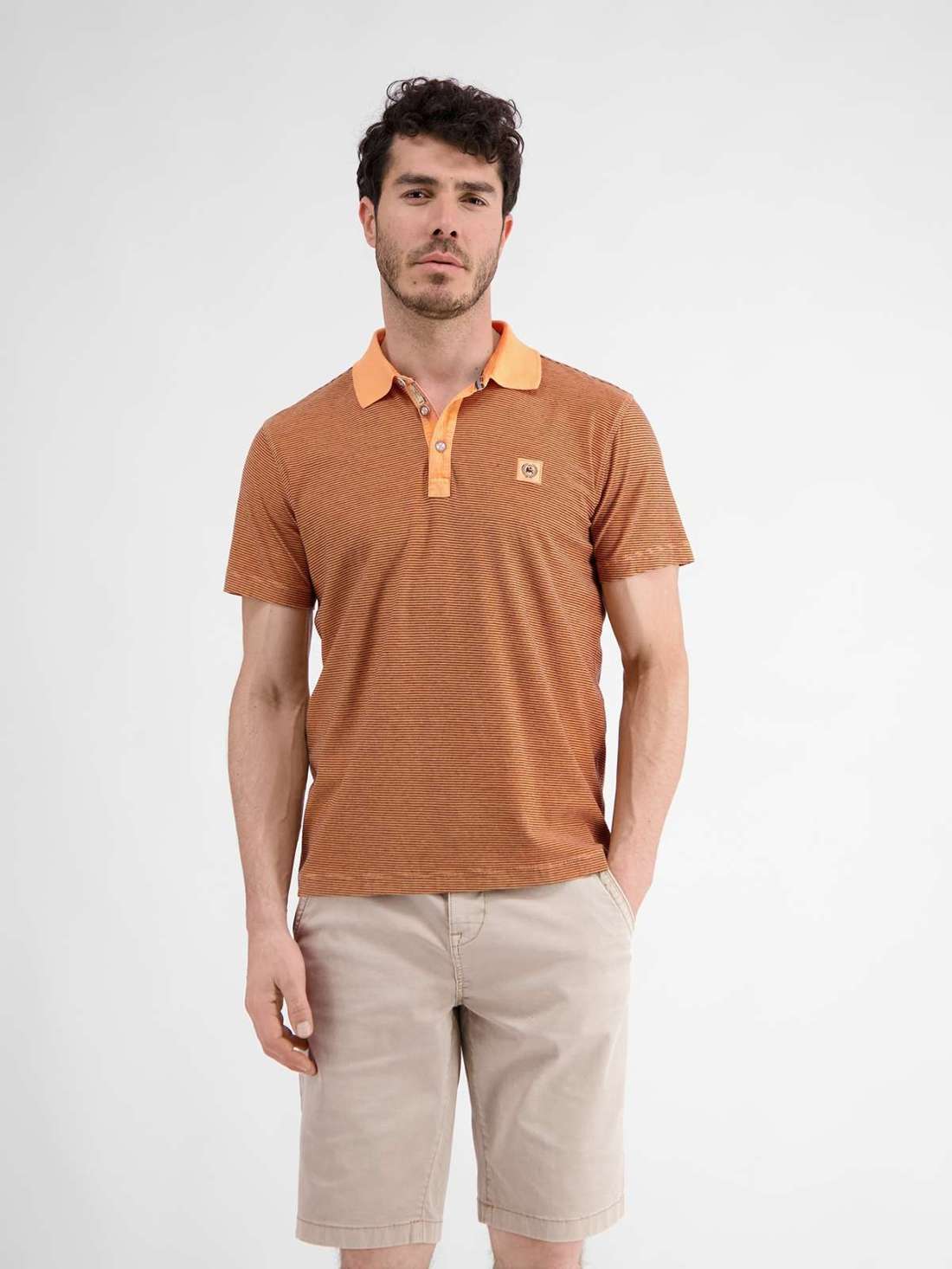 рубашка поло LERROS Gestreiftes Poloshirt für Herren