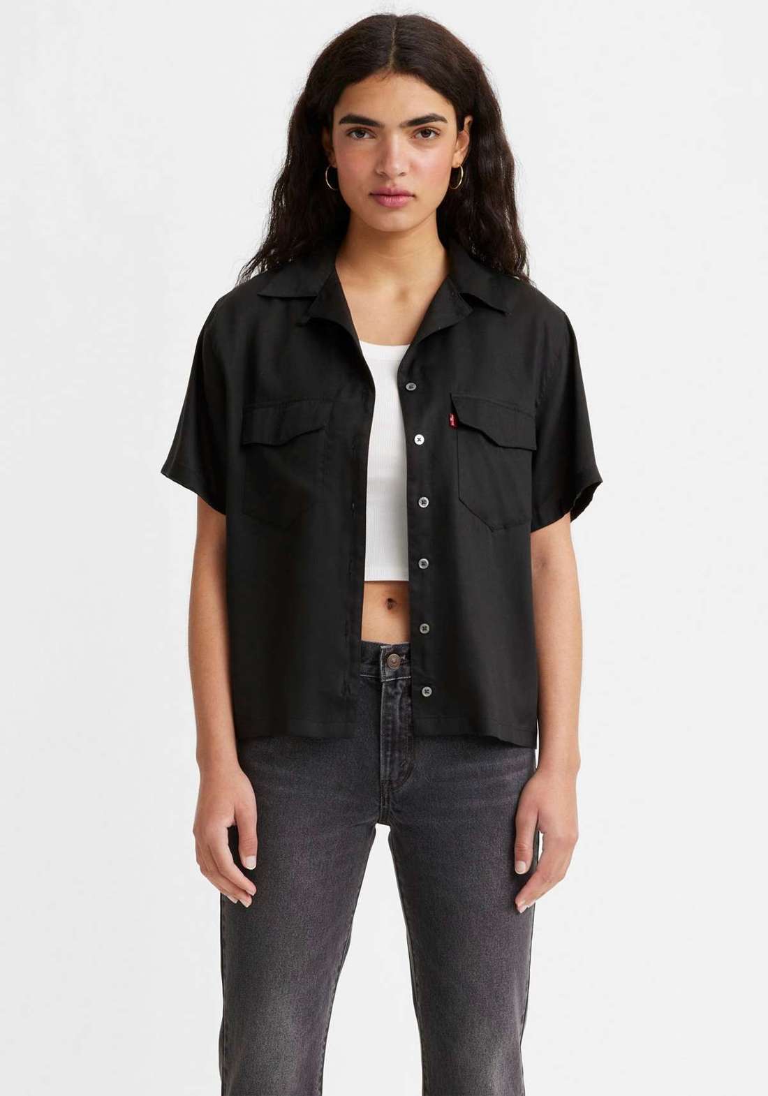 Рубашка-блузка EMBER SS BOWLING SHIRT
