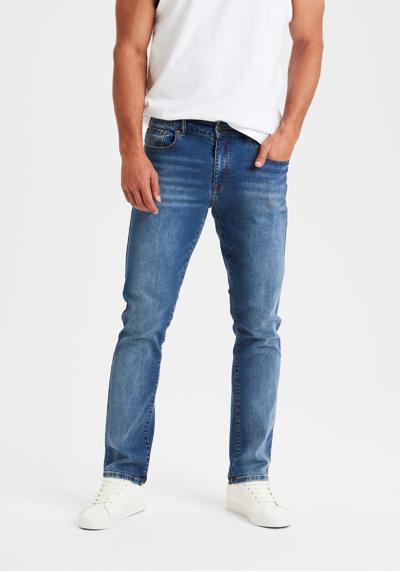 Джинсы с 5 карманами, джинсы с нормальным поясом, качественный эластичный деним.