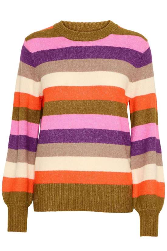 green mix color stripe