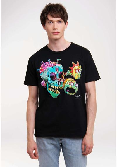 Футболка с лицензионным принтом Rick & Morty - Eyeball Skull