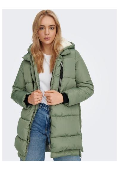 Стеганое пальто с капюшоном ONLNORA LONG PUFFER COAT