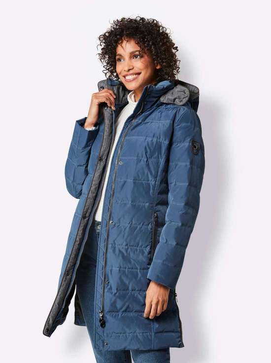 синий джинсовый